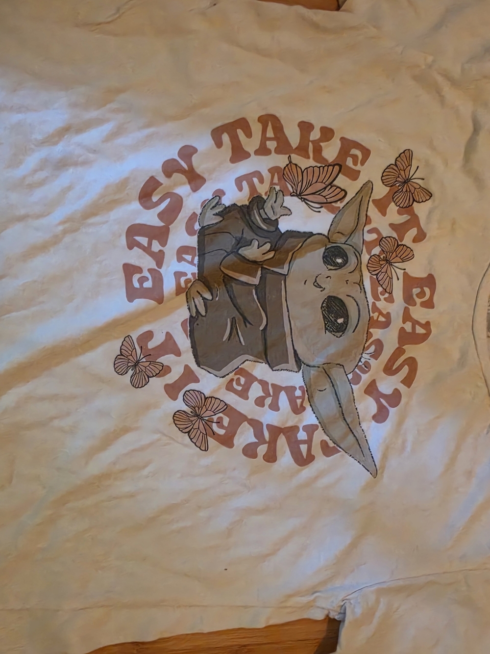 MAD Engine Star Wars Logo Tee - Cream & Brown